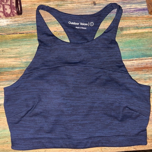 Outdoor Voices Techsweat Move Free Crop Top Sports Bra - Picture 2 of 3